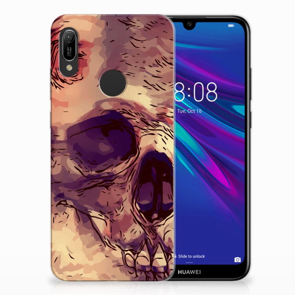 Silicone Back Case Huawei Y6 2019 | Y6 Pro 2019 Skullhead