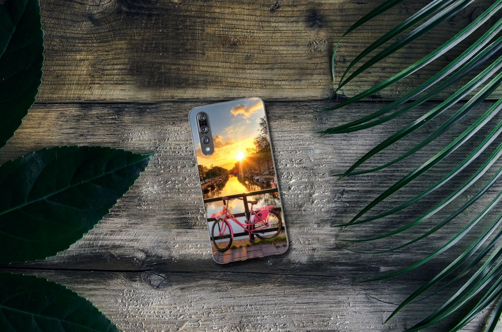 Huawei P20 Pro Siliconen Back Cover Amsterdamse Grachten