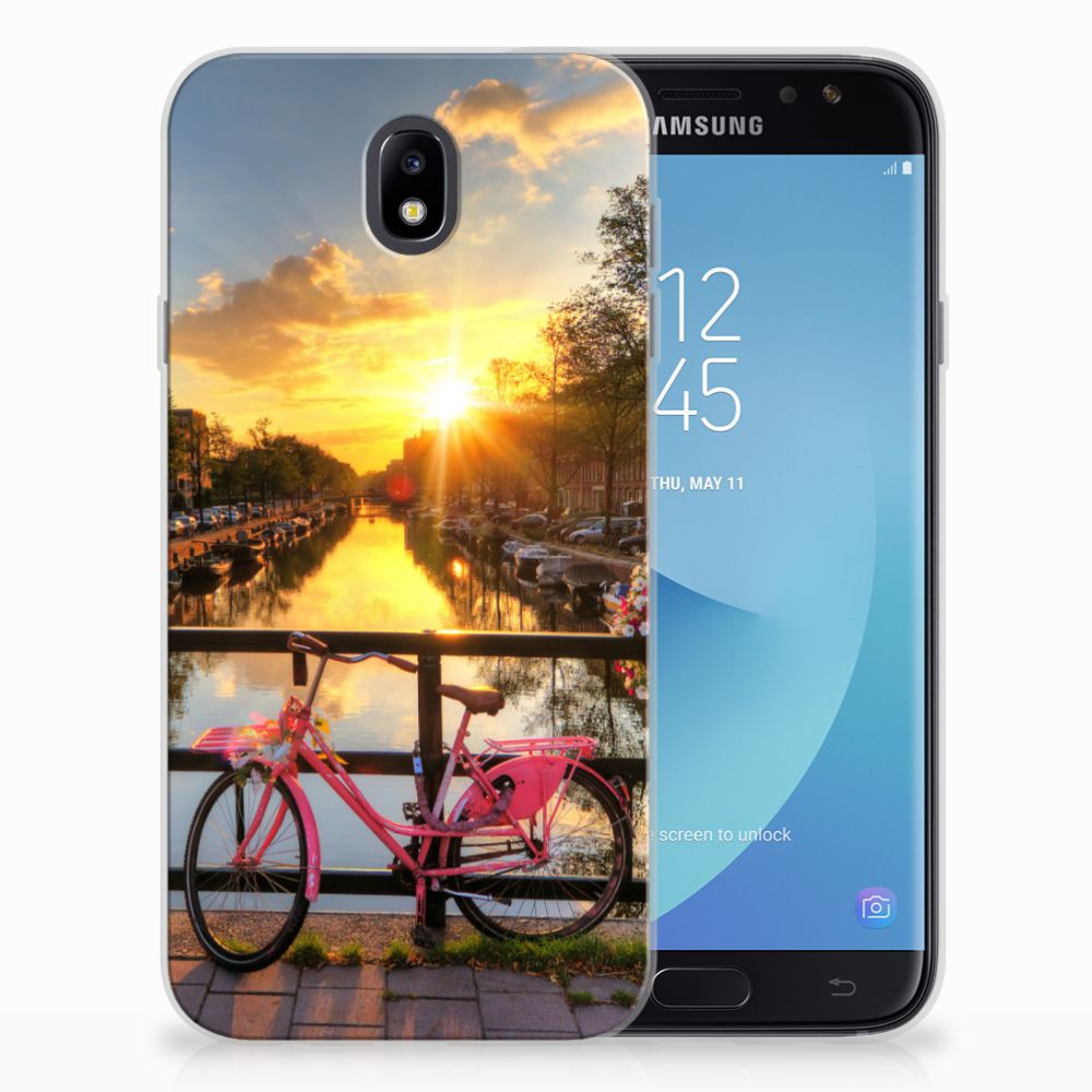 Samsung Galaxy J7 2017 | J7 Pro Siliconen Back Cover Amsterdamse Grachten