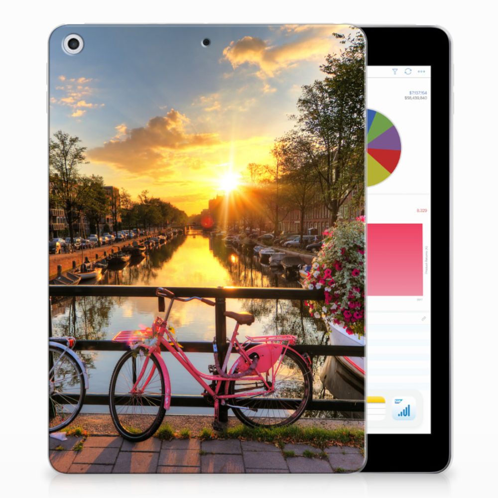 Apple iPad 9.7 2018 | 2017 Uniek Tablethoesje Amsterdamse Grachten