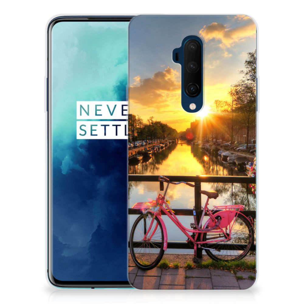 OnePlus 7T Pro Siliconen Back Cover Amsterdamse Grachten