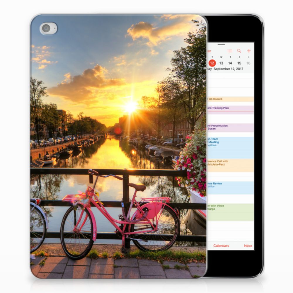 Apple iPad Mini 4 Uniek Tablethoesje Amsterdamse Grachten