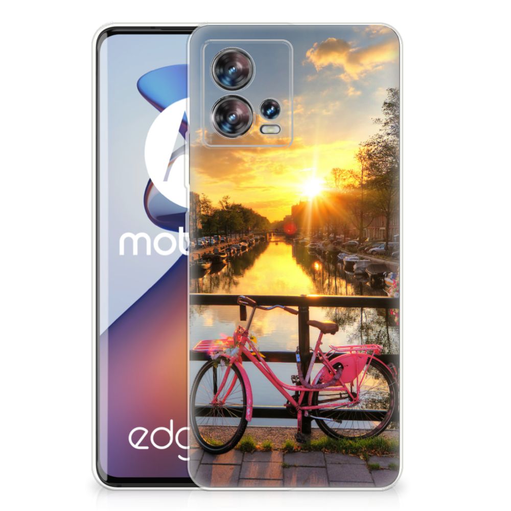 Motorola Edge 30 Fusion Siliconen Back Cover Amsterdamse Grachten