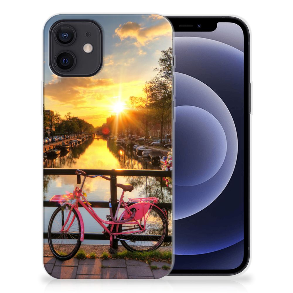 iPhone 12 | 12 Pro (6.1) Siliconen Back Cover Amsterdamse Grachten