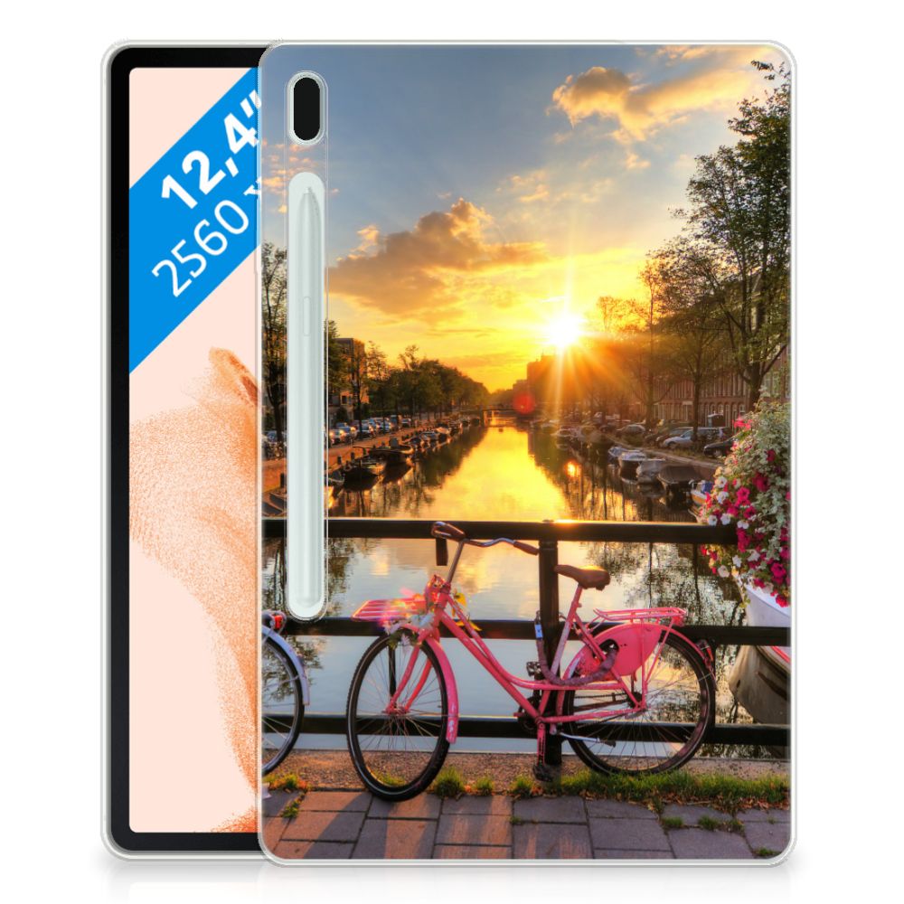 Samsung Galaxy Tab S7FE Hip Hoesje Amsterdamse Grachten