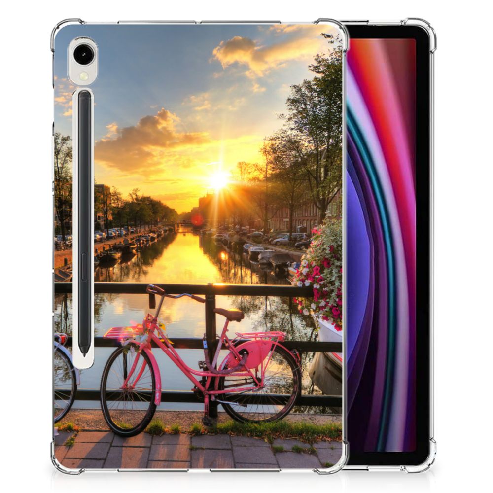 Samsung Galaxy Tab S9 Hip Hoesje Amsterdamse Grachten