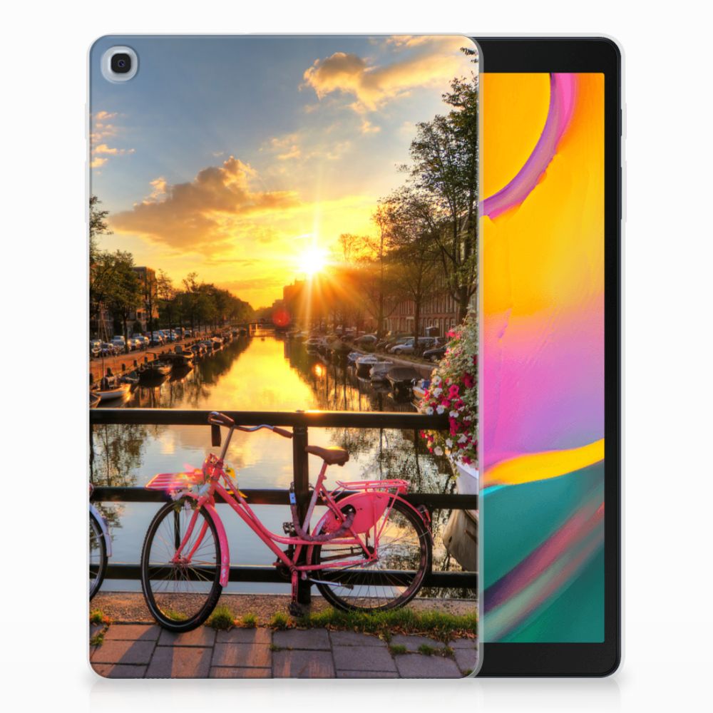 Samsung Galaxy Tab A 10.1 (2019) Hip Hoesje Amsterdamse Grachten