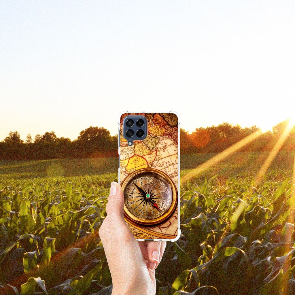 Samsung Galaxy M53 Telefoonhoesje met valbescherming Kompas