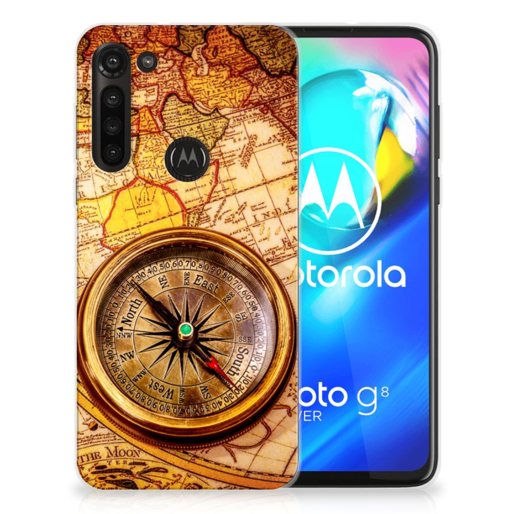 Motorola Moto G8 Power Siliconen Back Cover Kompas