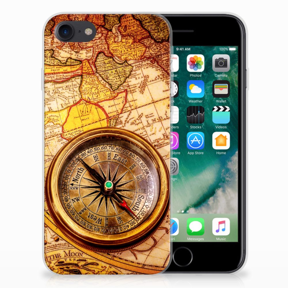 Apple iPhone 7 | 8 TPU Hoesje Design Kompas
