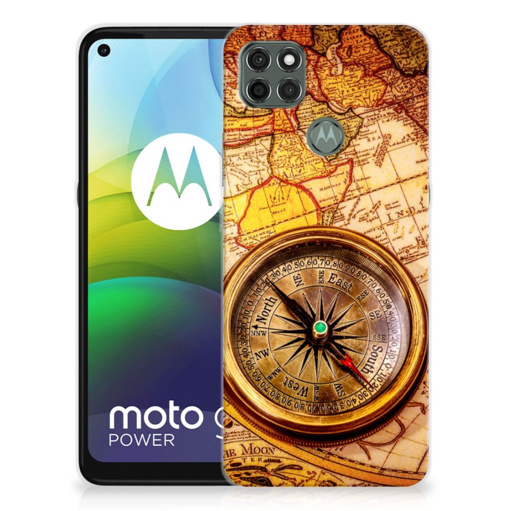Motorola Moto G9 Power Siliconen Back Cover Kompas