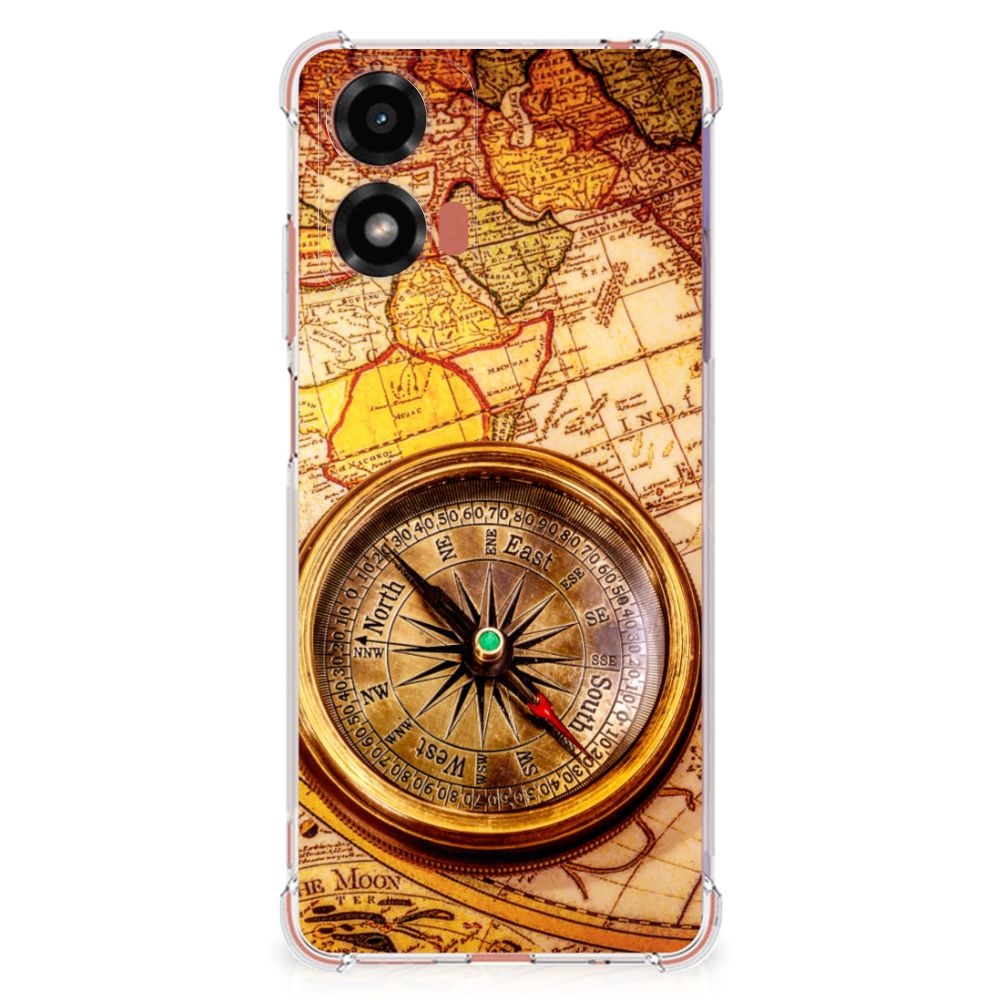 Motorola Moto G24 | G24 Power | G04 Telefoonhoesje met valbescherming Kompas