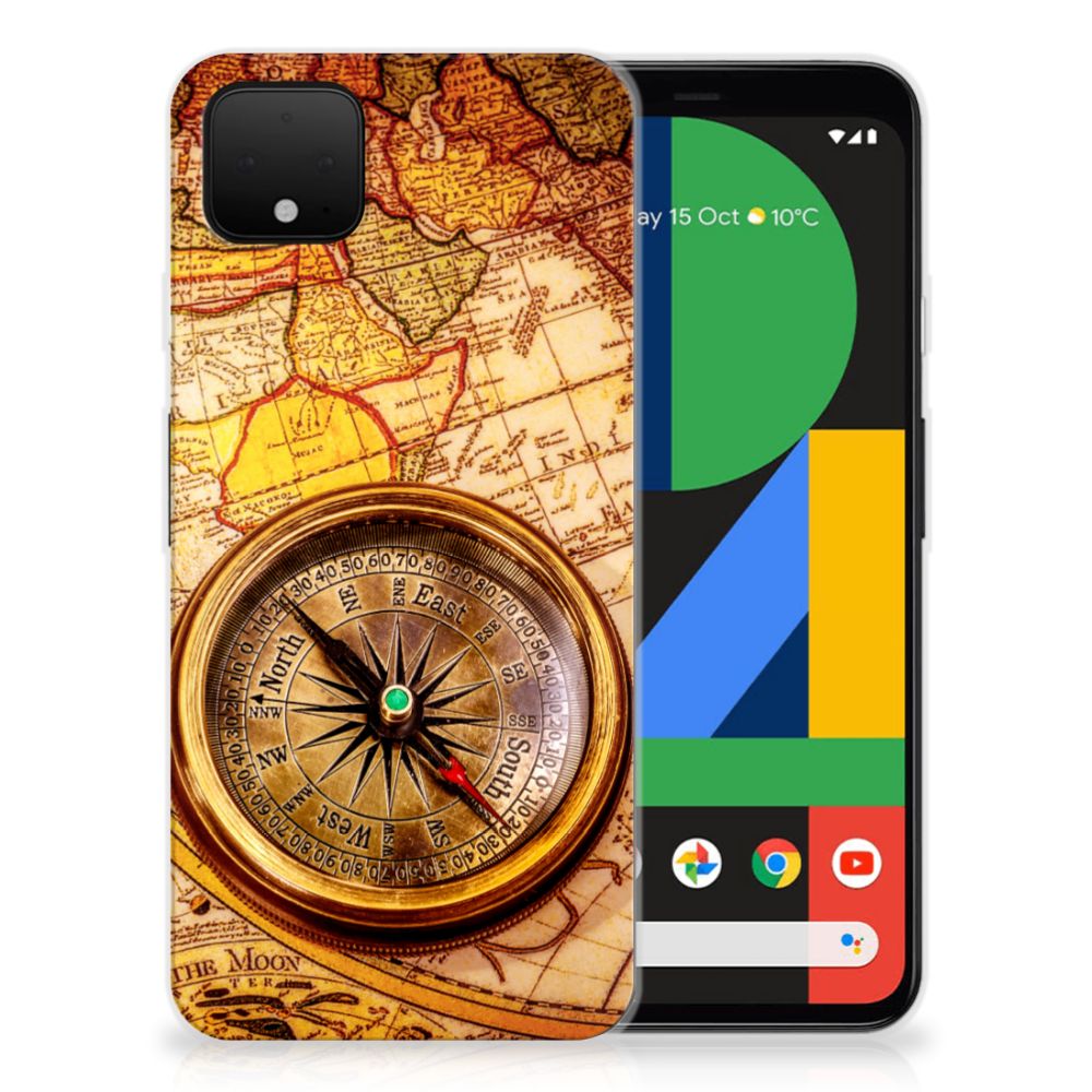 Google Pixel 4 XL Siliconen Back Cover Kompas