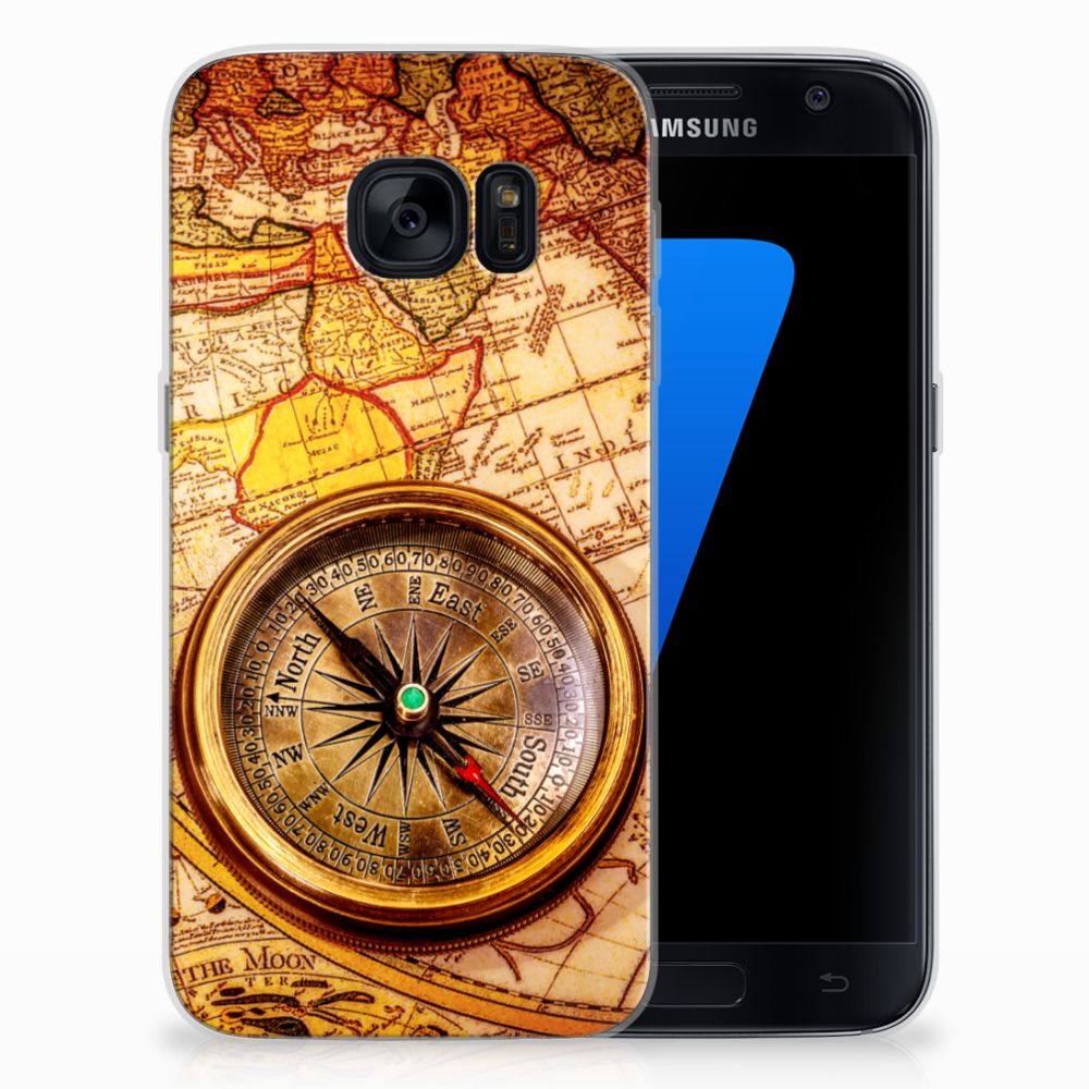 Samsung Galaxy S7 Siliconen Back Cover Kompas