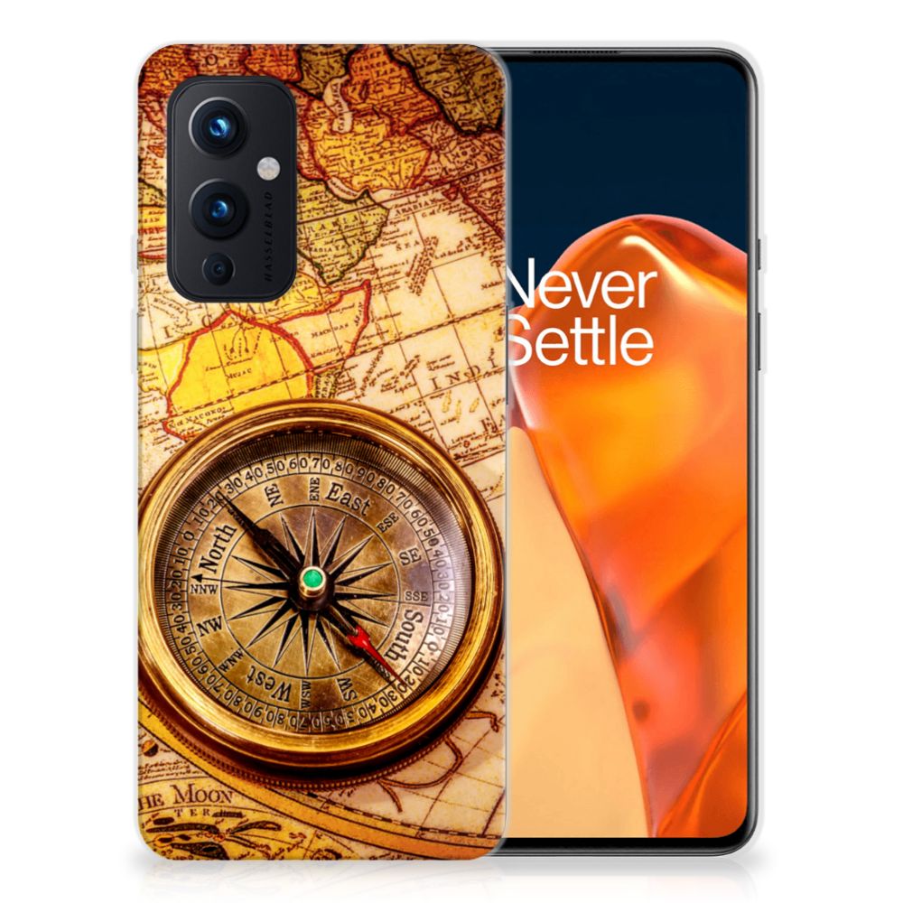 OnePlus 9 Siliconen Back Cover Kompas