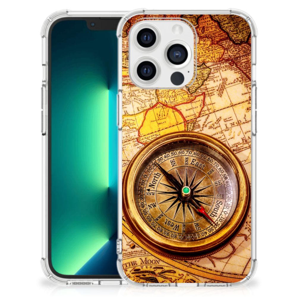 iPhone 13 Pro Max Telefoonhoesje met valbescherming Kompas