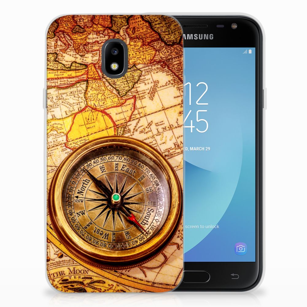 Samsung Galaxy J3 2017 Siliconen Back Cover Kompas