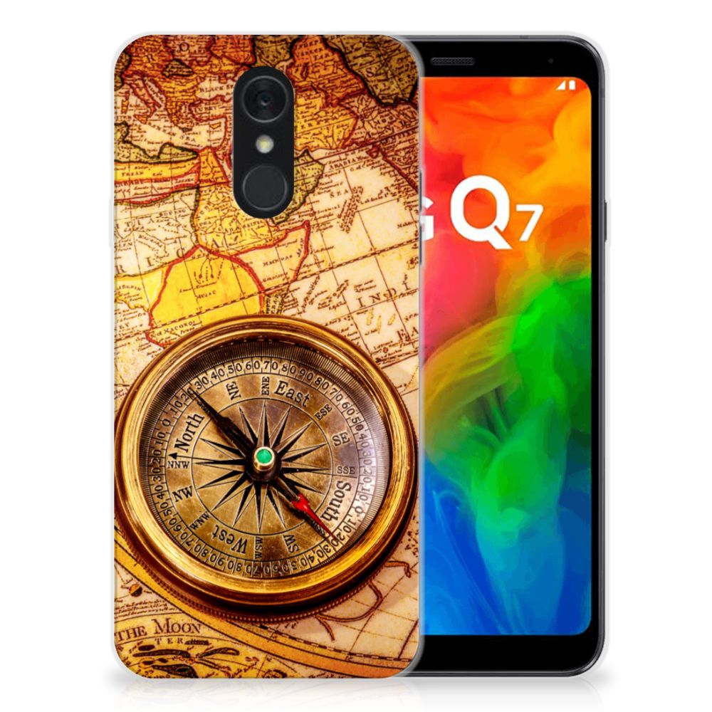 LG Q7 Siliconen Back Cover Kompas