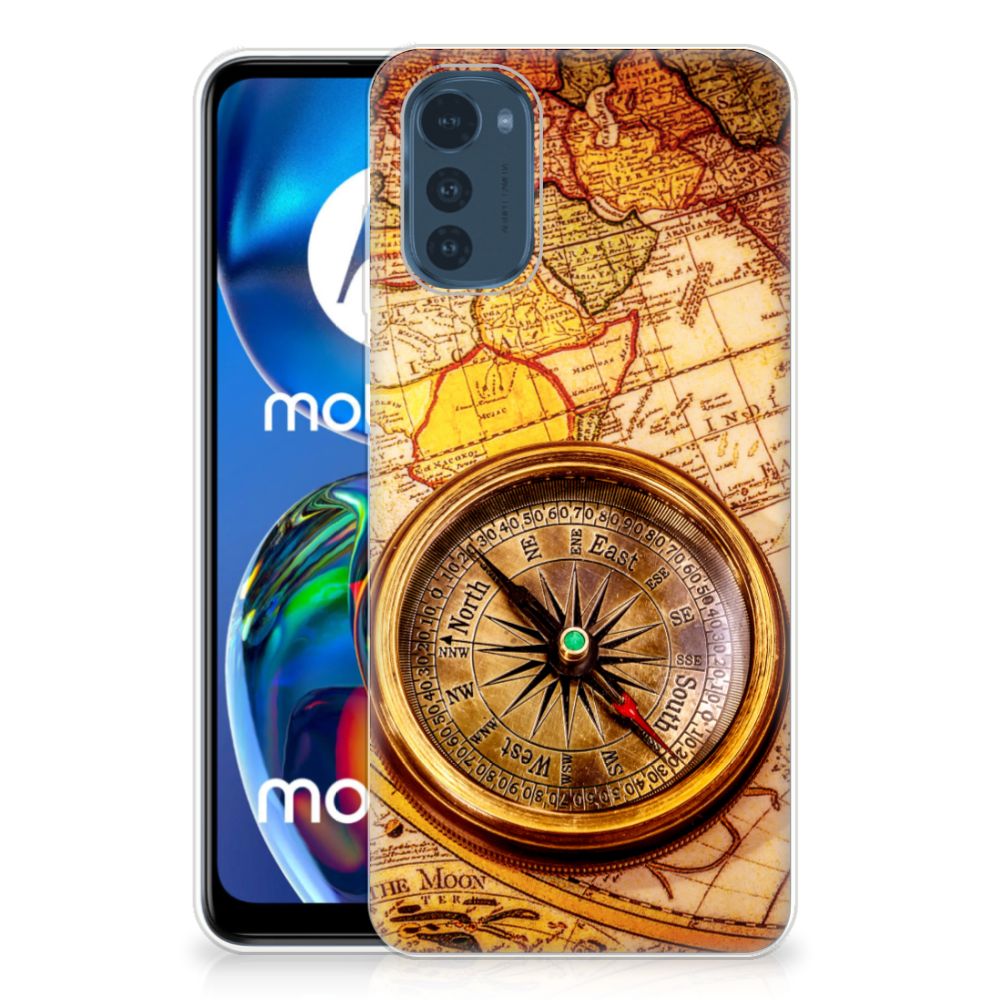 Motorola Moto E32/E32s Siliconen Back Cover Kompas