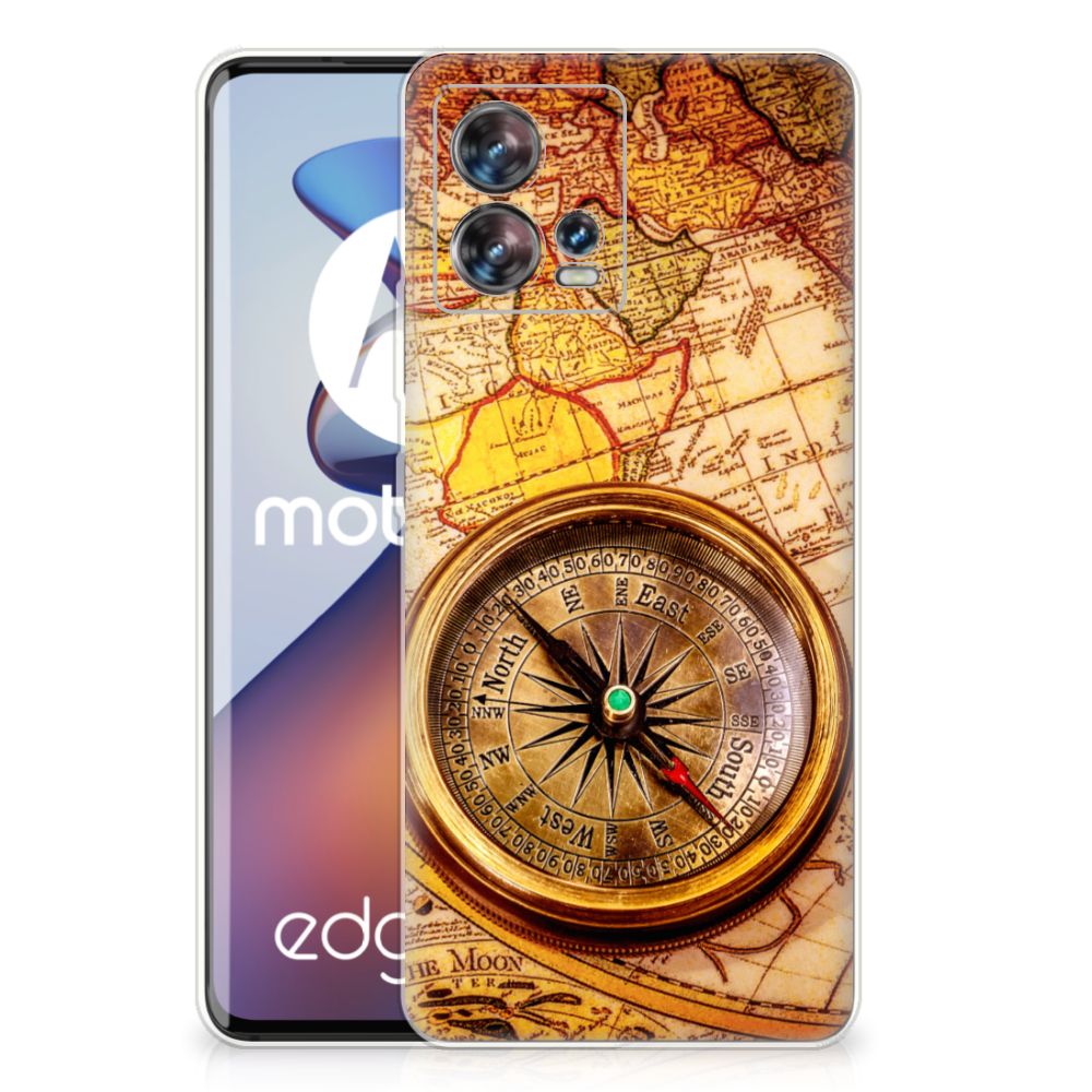 Motorola Edge 30 Fusion Siliconen Back Cover Kompas