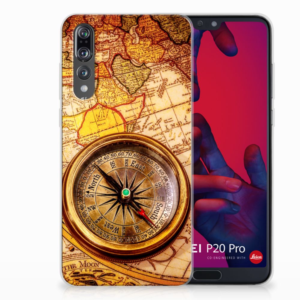 Huawei P20 Pro Siliconen Back Cover Kompas