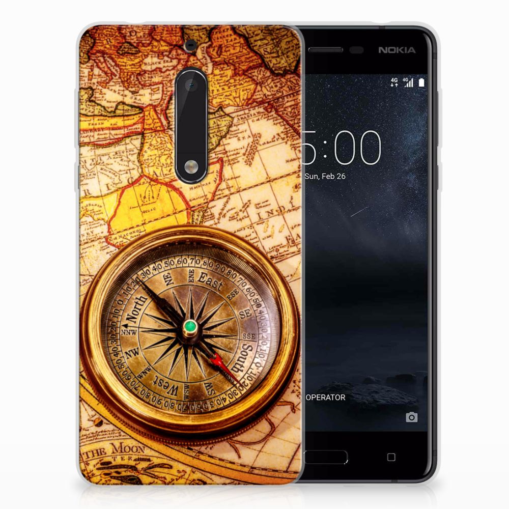 Nokia 5 Siliconen Back Cover Kompas