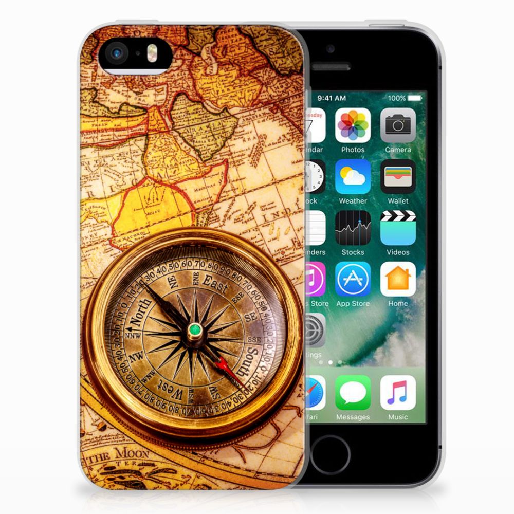 Apple iPhone SE | 5S Siliconen Back Cover Kompas