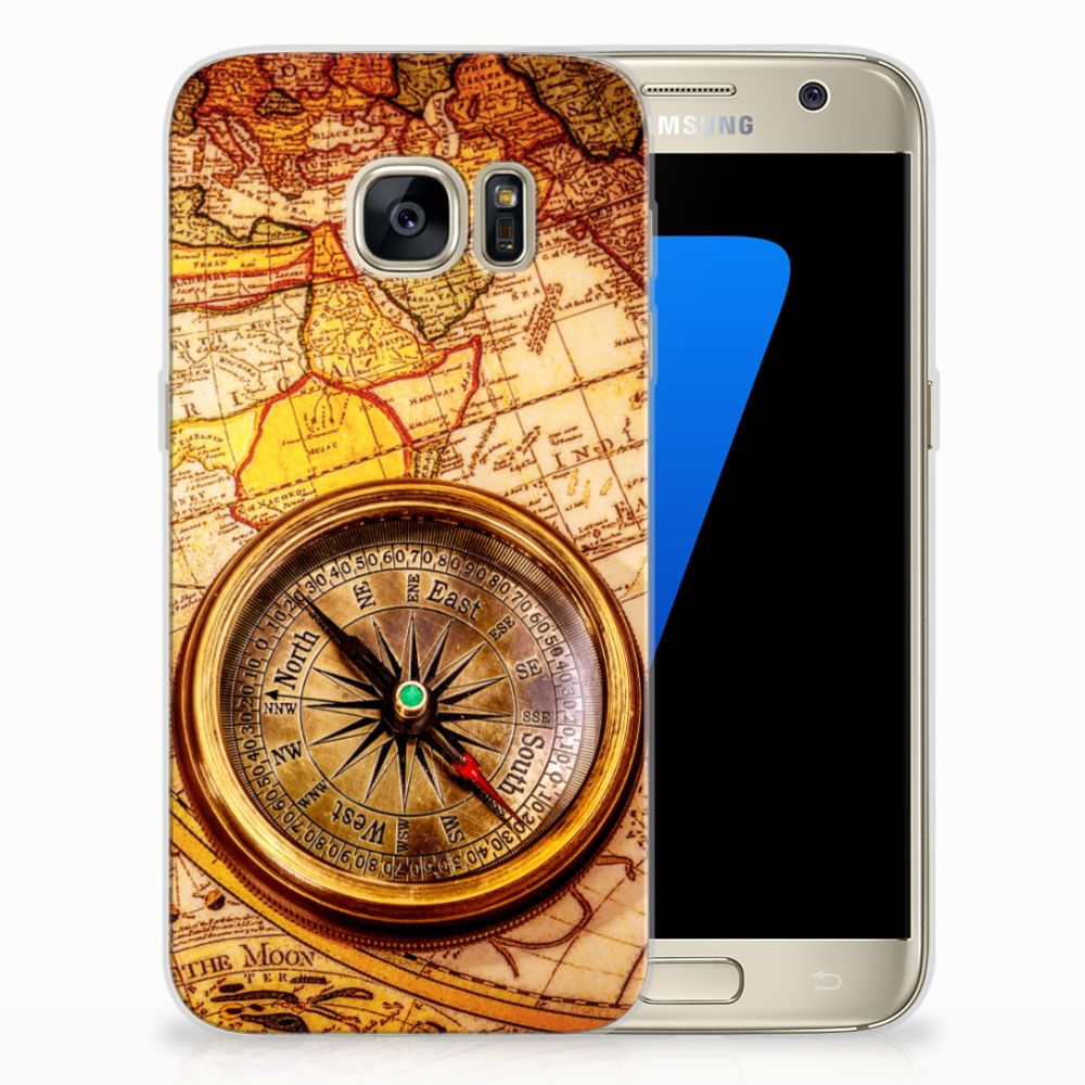 Samsung Galaxy S7 Siliconen Back Cover Kompas