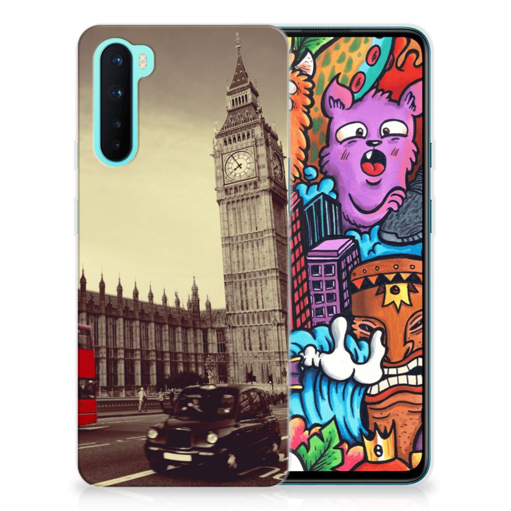 OnePlus Nord Siliconen Back Cover Londen