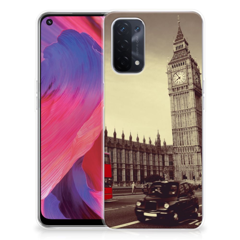 OPPO A93 5G Siliconen Back Cover Londen