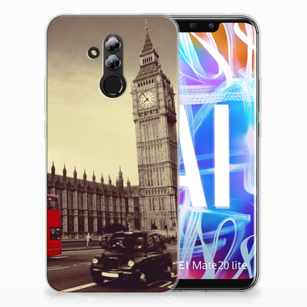Huawei Mate 20 Lite Siliconen Back Cover Londen