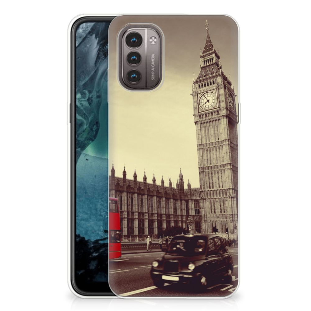 Nokia G21 | G11 Siliconen Back Cover Londen