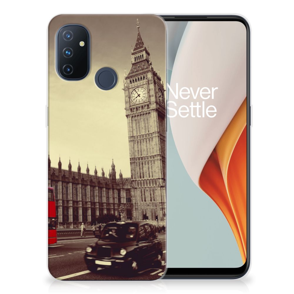 OnePlus Nord N100 Siliconen Back Cover Londen