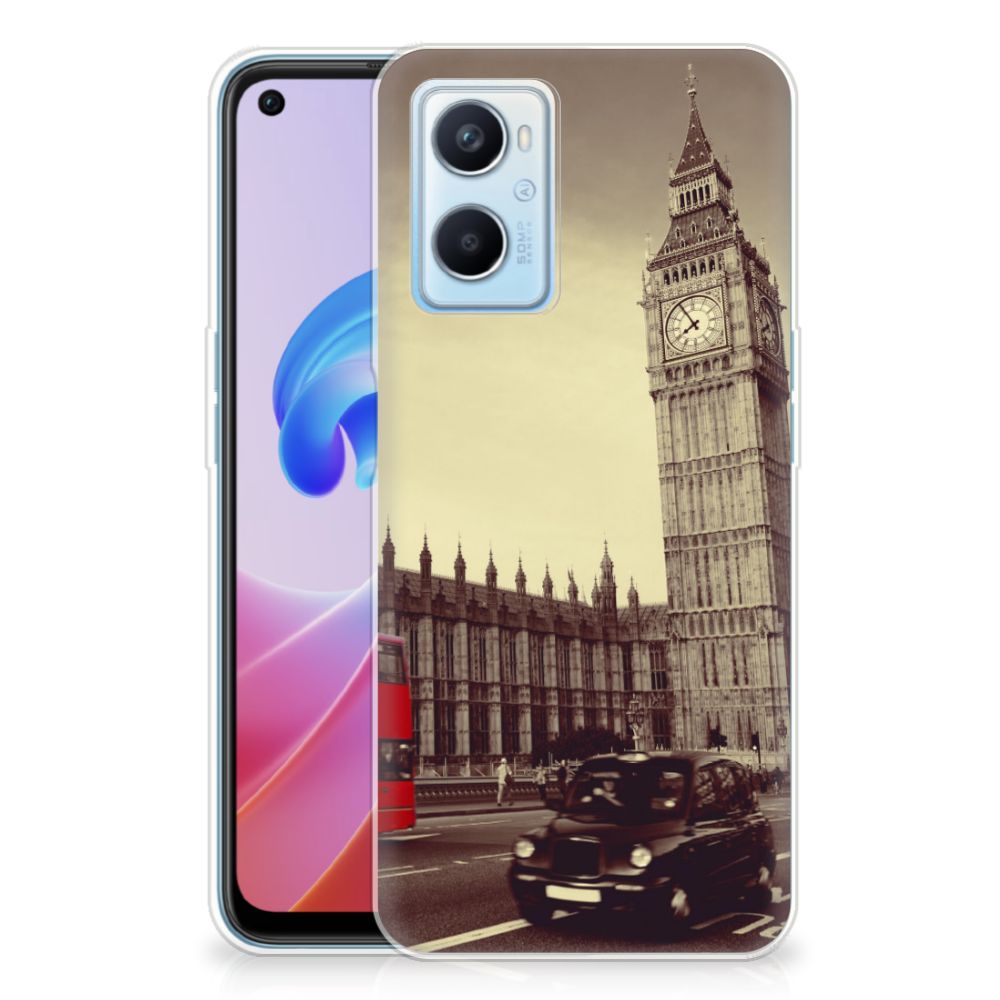 OPPO A96 | OPPO A76 Siliconen Back Cover Londen