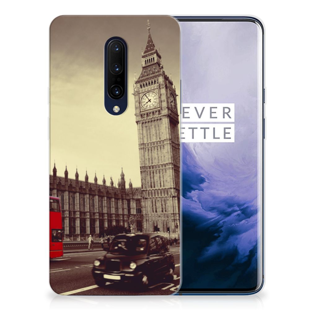 OnePlus 7 Pro Siliconen Back Cover Londen