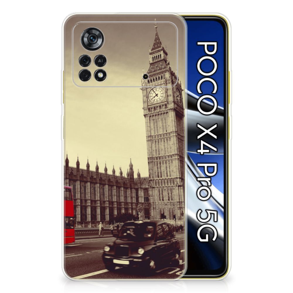 Xiaomi Poco X4 Pro 5G Siliconen Back Cover Londen