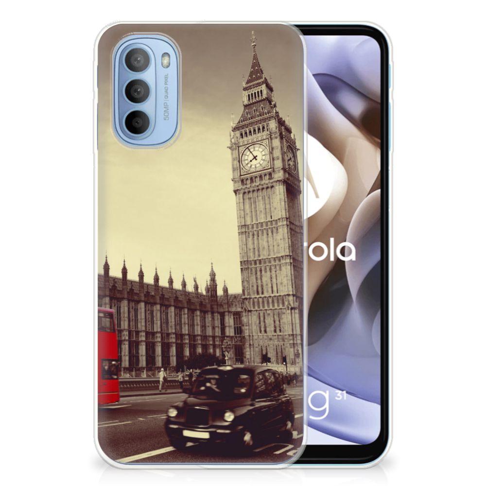 Motorola Moto G31 | G41 Siliconen Back Cover Londen