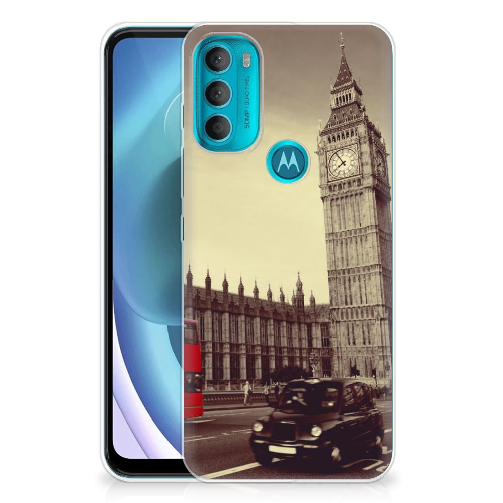 Motorola Moto G71 5G Siliconen Back Cover Londen