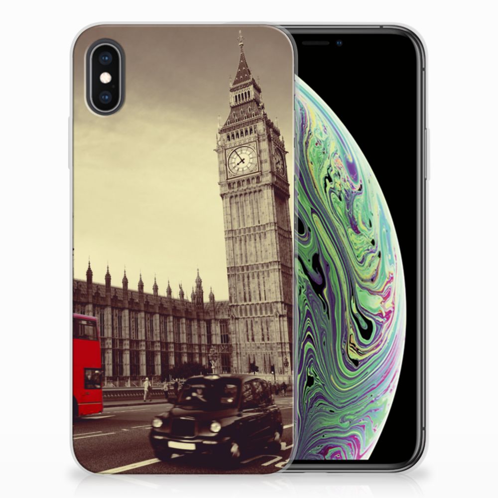 Apple iPhone Xs Max TPU Hoesje Design Londen