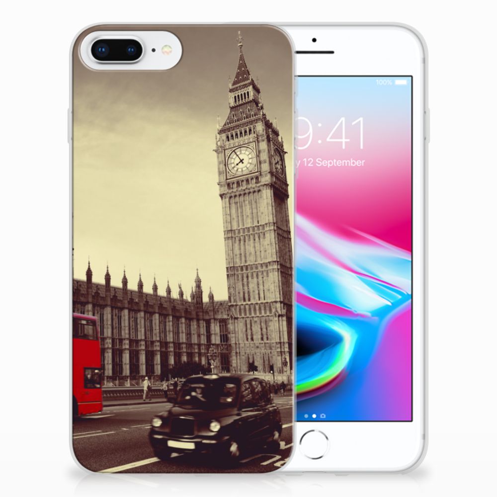 Apple iPhone 7 Plus | 8 Plus Siliconen Back Cover Londen