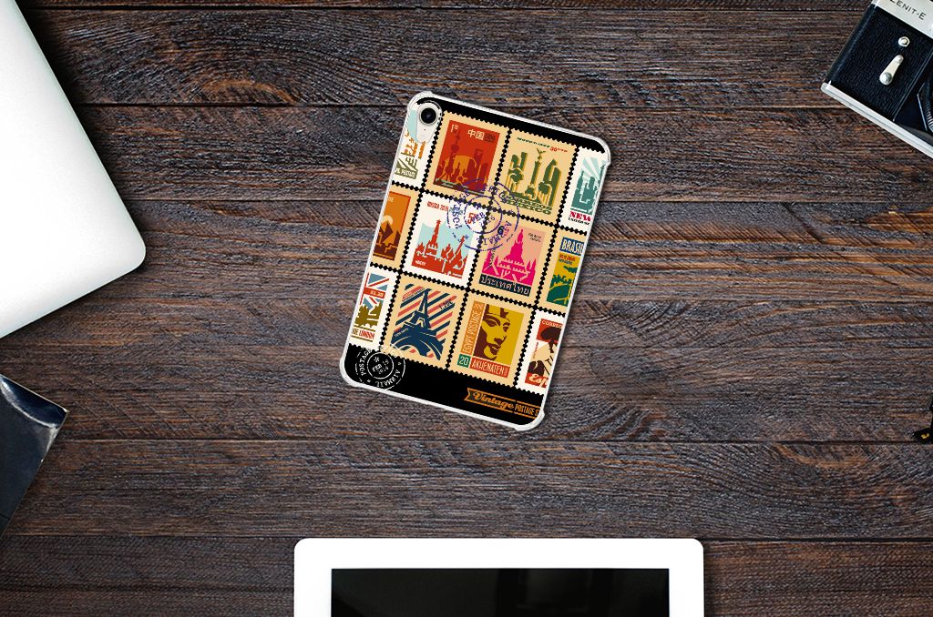 Apple iPad mini 6 (2021) Hip Hoesje Postzegels