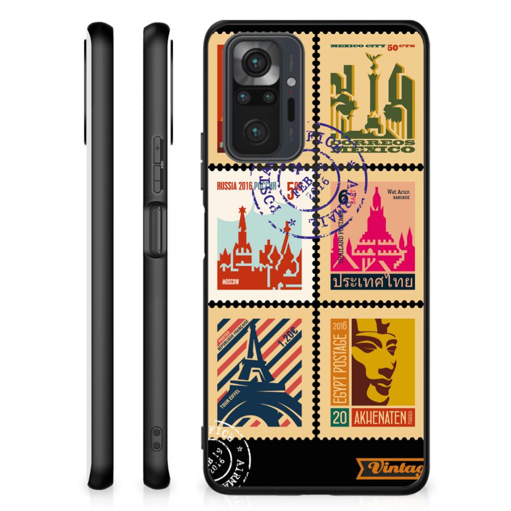 Xiaomi Redmi Note 10 Pro TPU Backcover Postzegels