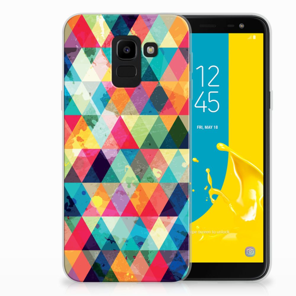 Samsung Galaxy J6 2018 TPU bumper Geruit