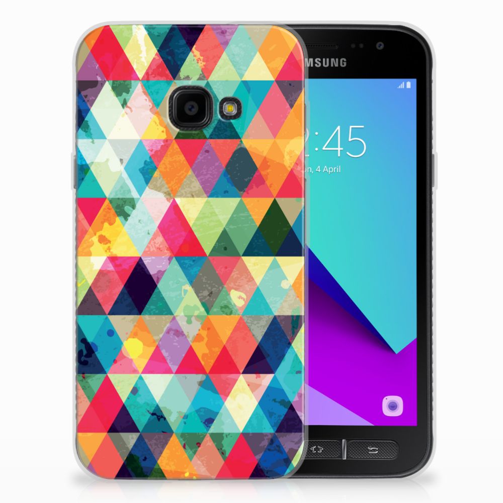 Samsung Galaxy Xcover 4 TPU Hoesje Geruit