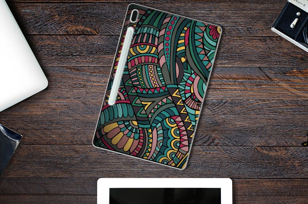 Samsung Galaxy Tab S7FE Hippe Hoes Aztec