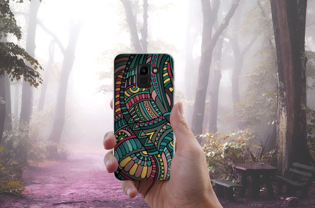 Samsung Galaxy J6 2018 TPU bumper Aztec