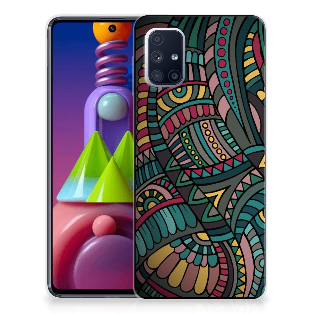 Samsung Galaxy M51 TPU bumper Aztec