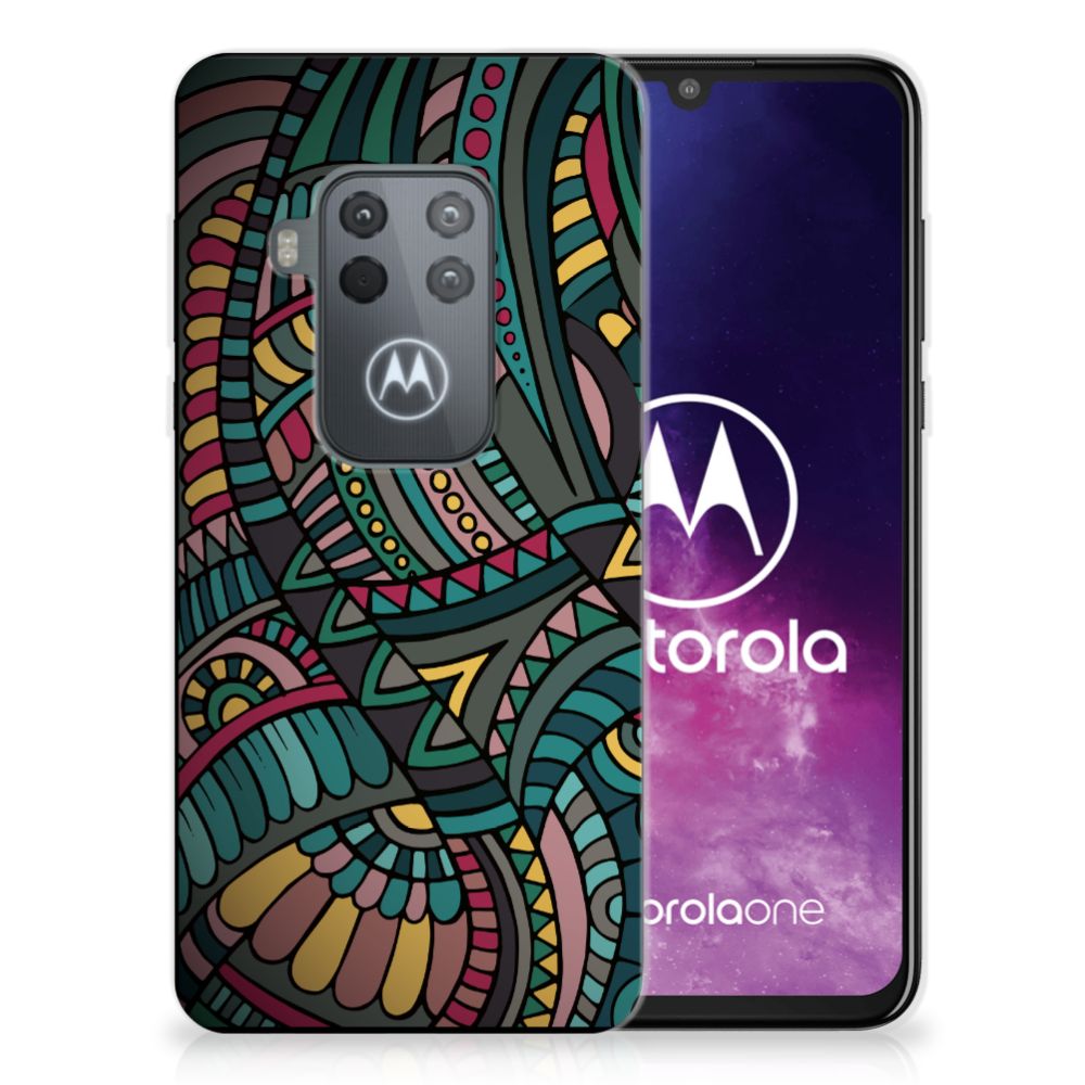 Motorola One Zoom TPU bumper Aztec