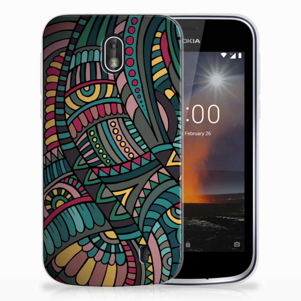 Nokia 1 TPU bumper Aztec