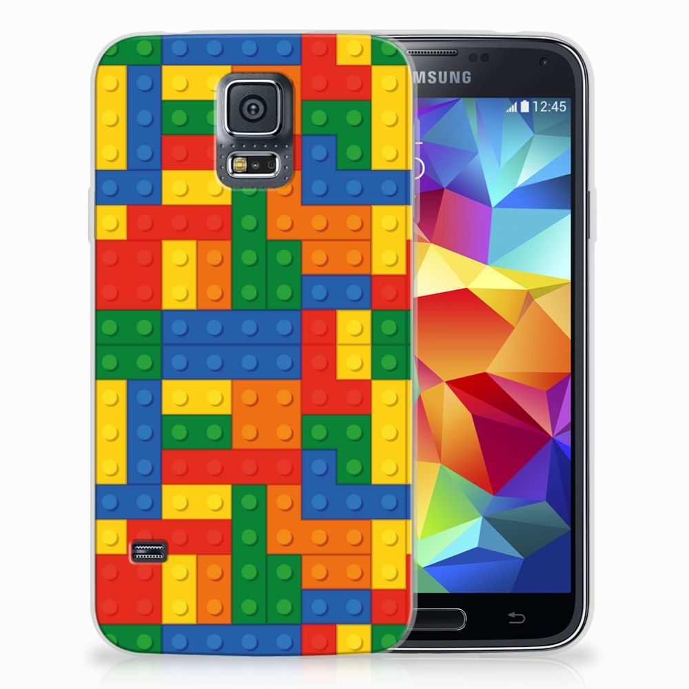 Samsung Galaxy S5 TPU Hoesje Design Blokken